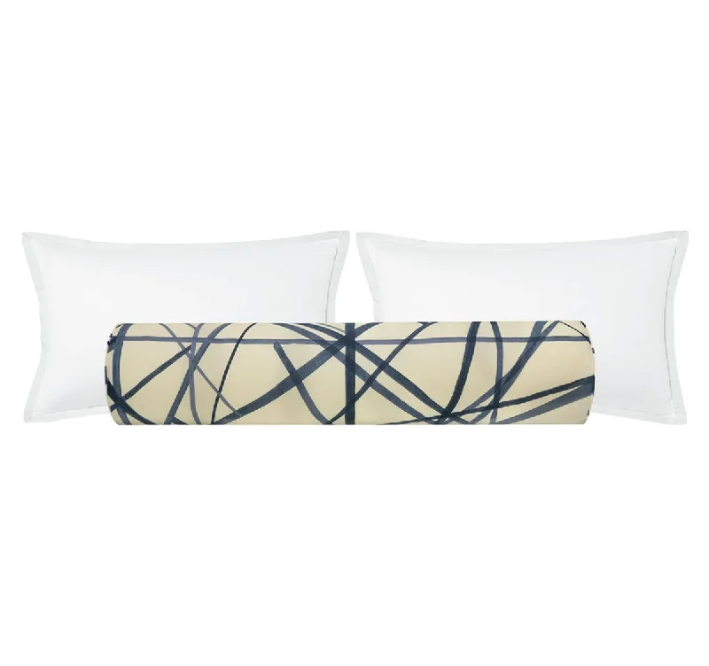 Bolsters for Industrial - Style Spaces to Soften the LookTHE BOLSTER :: CHANNELS // PERIWINKLE