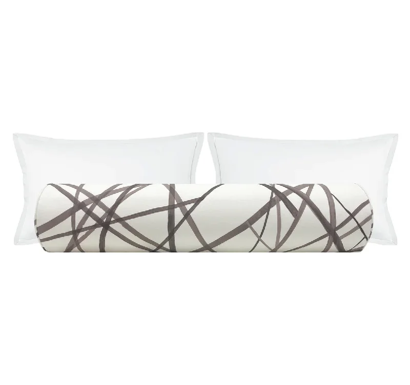 Bolsters for Karaoke Parties to Use While SingingTHE BOLSTER :: CHANNELS // TAUPE + IVORY