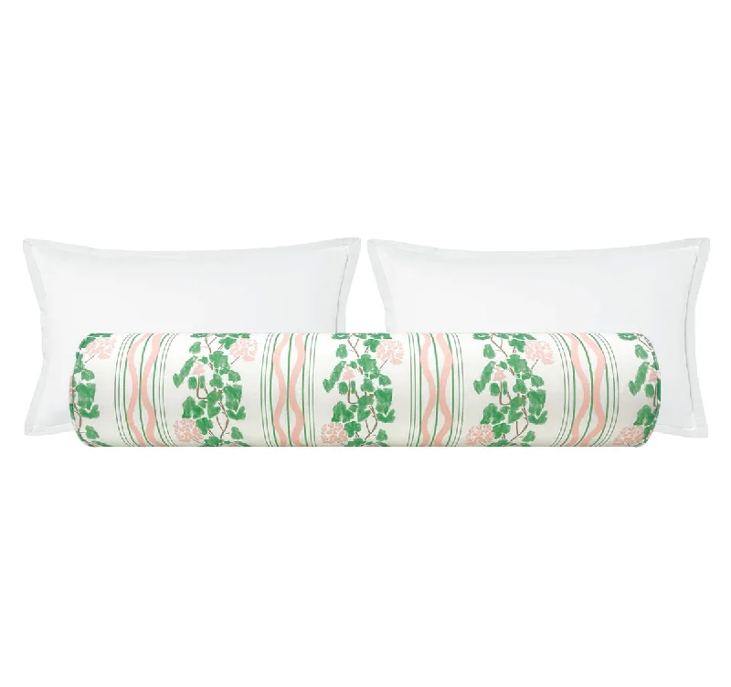 Bolsters for Moroccan - Themed Rooms to Add a Pop of ColorTHE BOLSTER :: CLARA // SPRING PINK | LULIE WALLACE