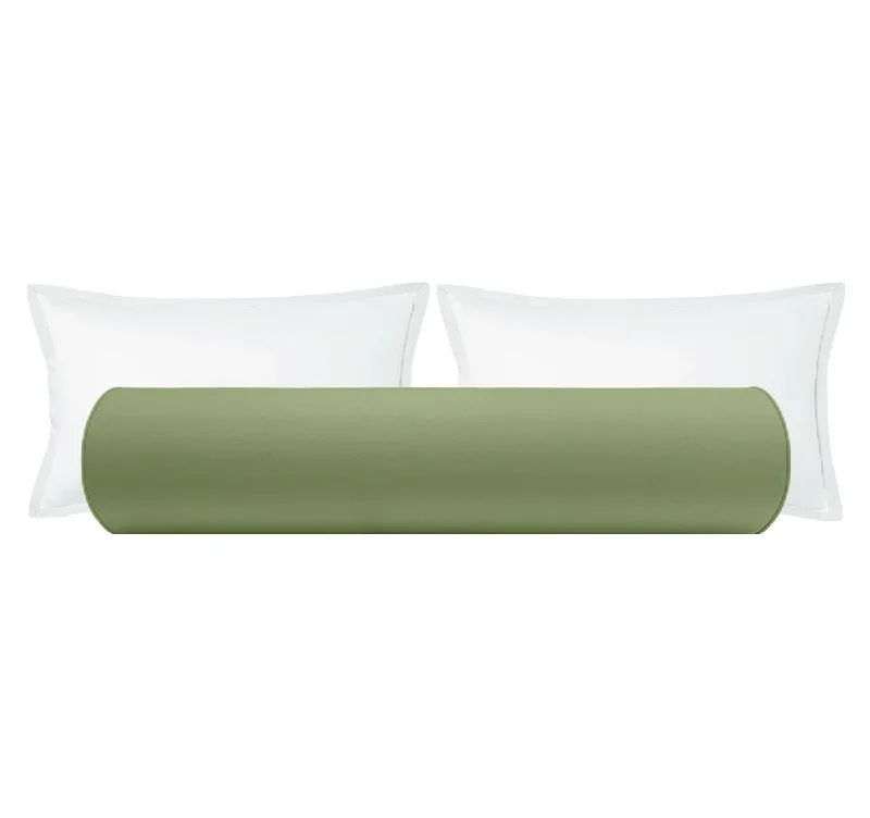 Bolsters for Industrial - Style Spaces to Soften the LookTHE BOLSTER :: CLASSIC LINEN // CLOVER