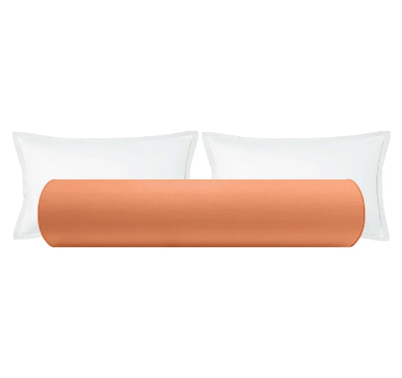 Bolsters for Art Studios to Support the Body While PaintingTHE BOLSTER :: CLASSIC LINEN // PERSIMMON