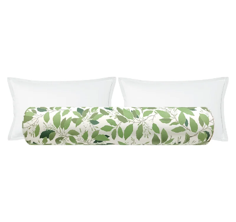 Bolsters for Art Studios to Support the Body While PaintingTHE BOLSTER :: DOGWOOD LEAF // IVORY | SCHUMACHER