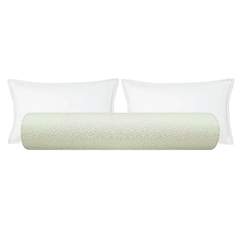 Bolsters for Post - Surgery Recovery to Support Incision AreasTHE BOLSTER :: DOROTHY FAUX SILK // SPA BLUE