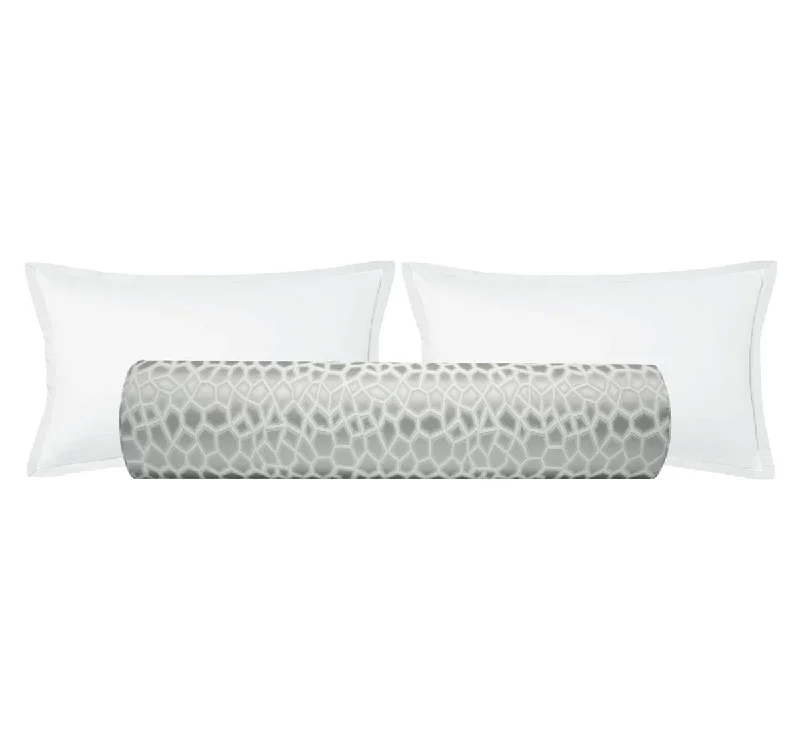 Bolsters for Stretching Exercises to Improve FlexibilityTHE BOLSTER :: FAUX SILK SAFARI // PLATINUM