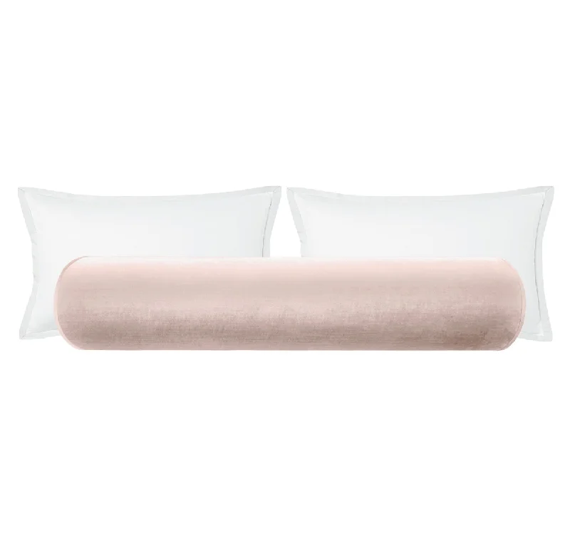 Bolsters for Tarot Reading Spaces to Add a Cozy VibeTHE BOLSTER :: FAUX SILK VELVET // BALLET