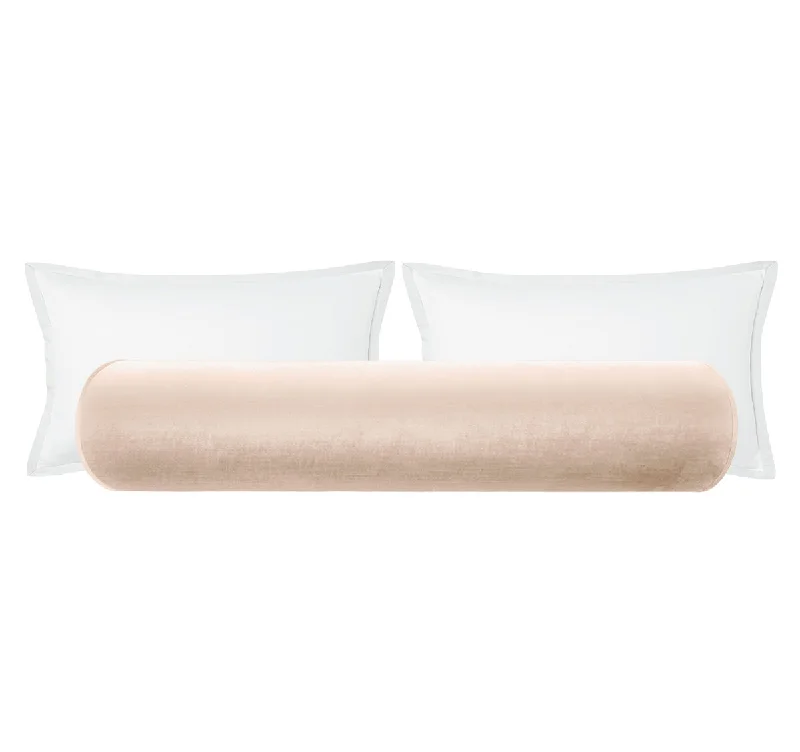 Bolsters for Chiropractic Adjustments to Support the SpineTHE BOLSTER :: FAUX SILK VELVET // CAMEO