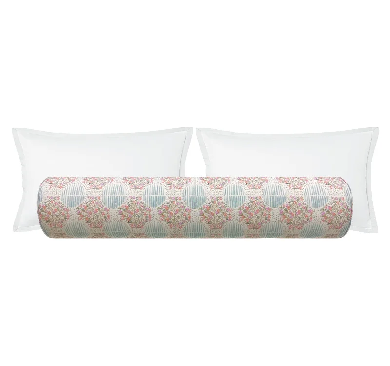 Bolsters for Thai Massages to Aid in Stretch TechniquesTHE BOLSTER :: FLOWER GRID | TEIL TEXTILES