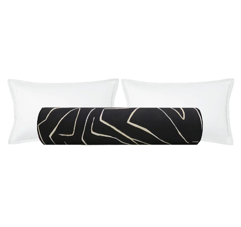 Bolsters for Music Rooms to Use While Playing InstrumentsTHE BOLSTER :: GRAFFITO // ONYX + BEIGE