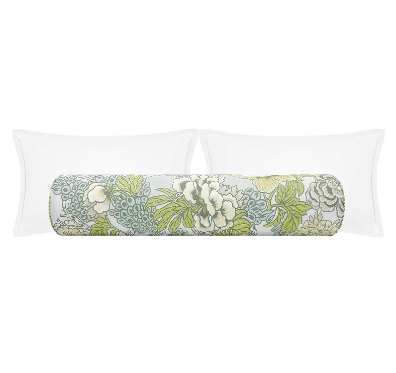 Bolsters for Art Deco - Themed Spaces to Complement the DesignTHE BOLSTER :: HONSHU // ROBIN'S EGG | THIBAUT