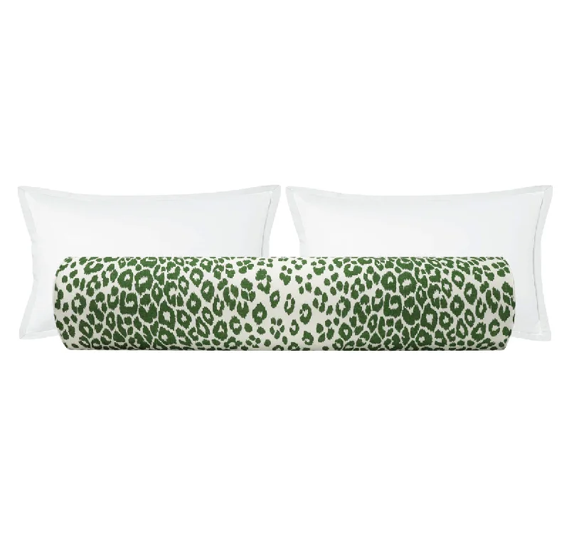 Bolsters for Post - Surgery Recovery to Support Incision AreasTHE BOLSTER :: ICONIC LEOPARD // GREEN