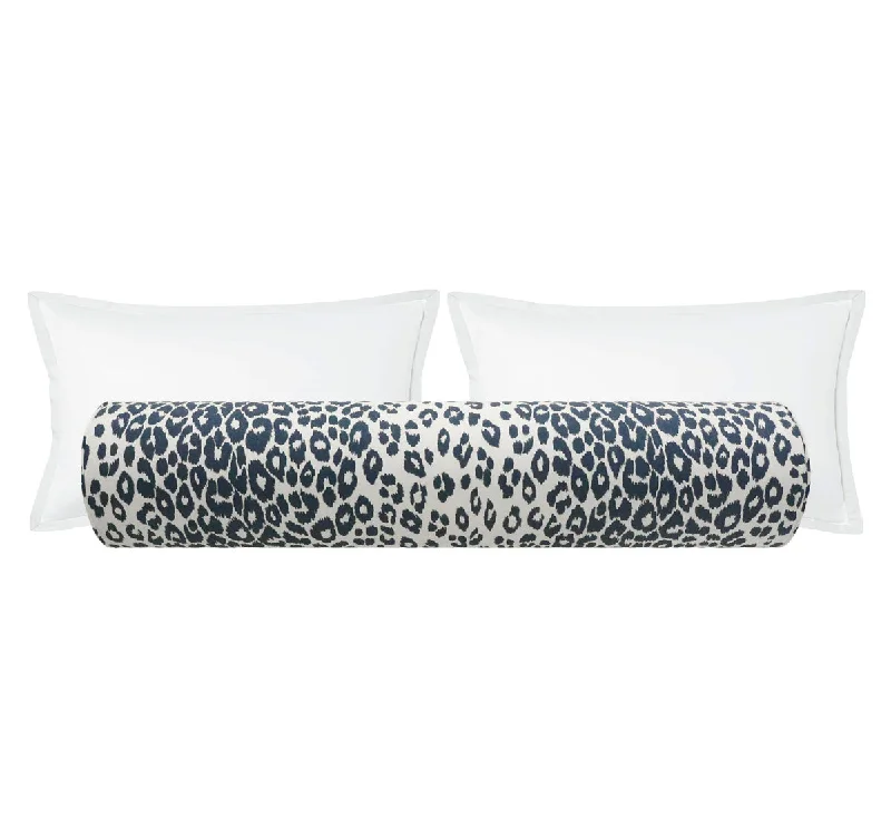 Adjustable Bolsters for Tailoring Support to Your NeedsTHE BOLSTER :: ICONIC LEOPARD // INK | SCHUMACHER