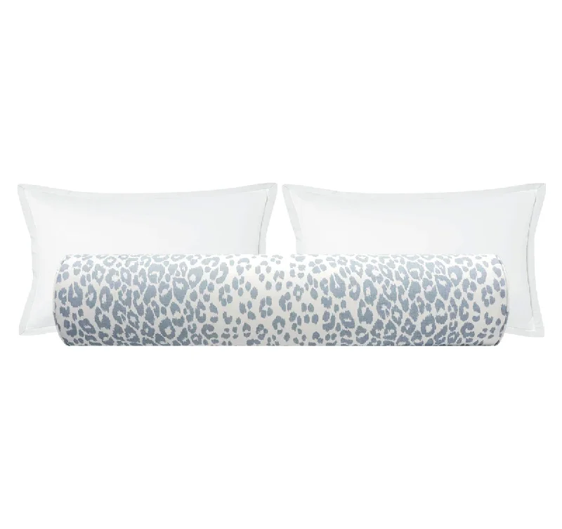 Bolsters for Victorian - Style Bedrooms to Add EleganceTHE BOLSTER :: ICONIC LEOPARD // SKY