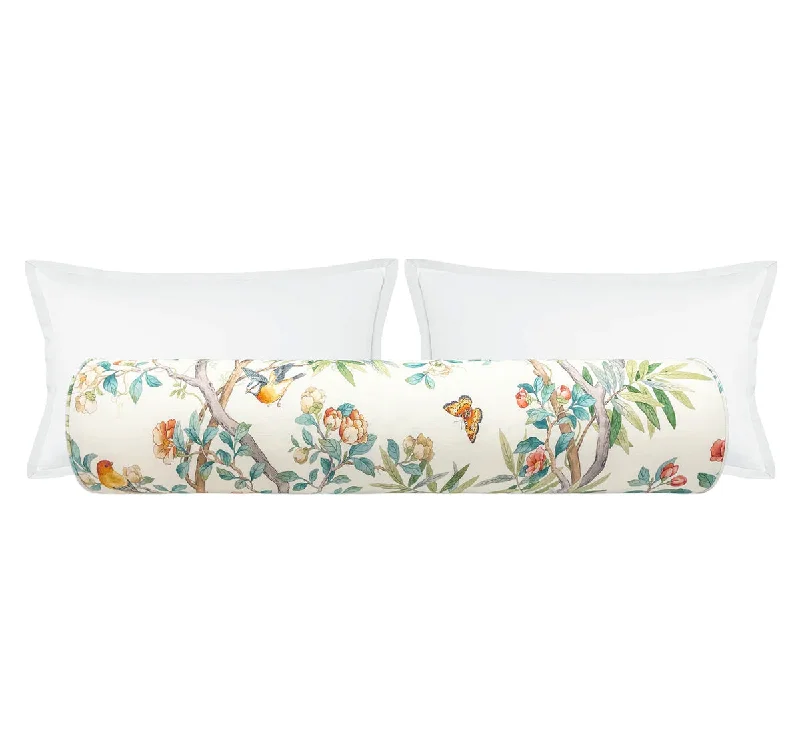 Bolsters for College Dorm Rooms to Upgrade ComfortTHE BOLSTER :: IMPERIAL GARDEN // JADE