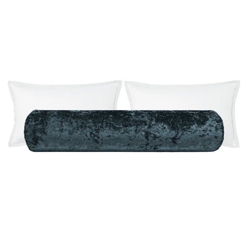 Bolsters for Shiatsu Massages to Target Specific AreasTHE BOLSTER :: LAVISH VELVET // PRUSSIAN BLUE