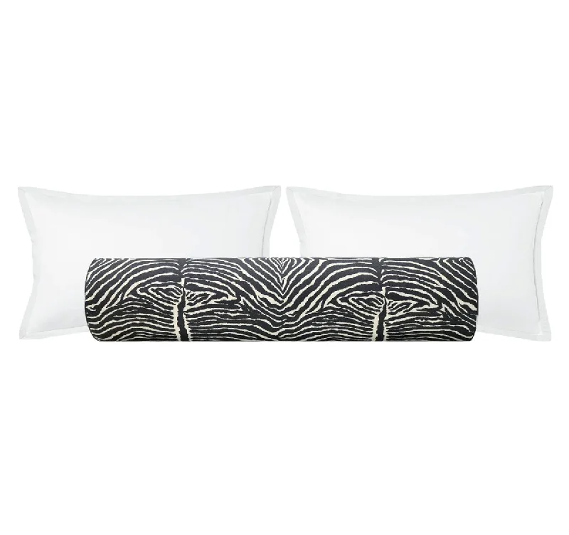 Bolsters for Writing Nooks to Keep the Writer ComfortableTHE BOLSTER :: LE ZEBRE // BLACK