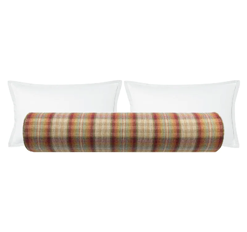 Bolsters for Scrapbooking and Crafting Tables to Support the BackTHE BOLSTER :: OXFORD PLAID // MULTI