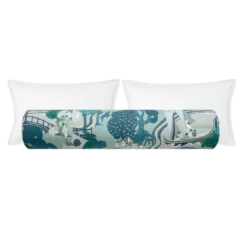 Bolsters for Tarot Reading Spaces to Add a Cozy VibeTHE BOLSTER :: PEARL RIVER // SEA