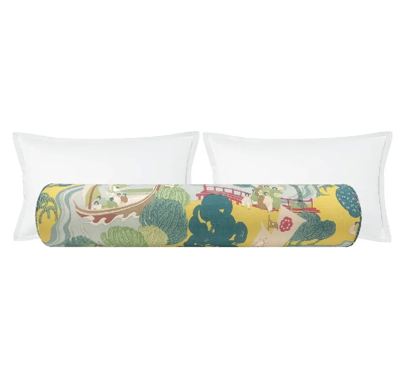 Bolsters for Home Offices to Support the Back During WorkTHE BOLSTER :: PEARL RIVER // YELLOW | SCHUMACHER