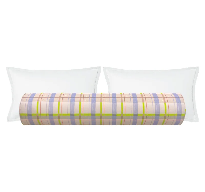 Bolsters for Crystal Healing Sessions to Support the BodyTHE BOLSTER :: PLAID // GRAPE | TEIL TEXTILES