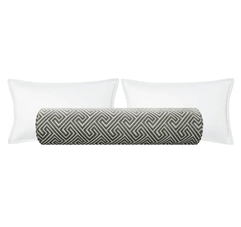 Bolsters for Stretching Exercises to Improve FlexibilityTHE BOLSTER :: ROMAN CUT VELVET // GRAPHITE