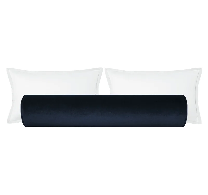 Bolsters for Thai Massages to Aid in Stretch TechniquesTHE BOLSTER :: SOCIETY VELVET // NAVY BLUE