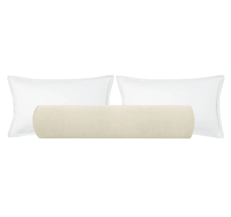 Bolsters for Chiropractic Adjustments to Support the SpineTHE BOLSTER :: STRIE VELVET // CASHMERE