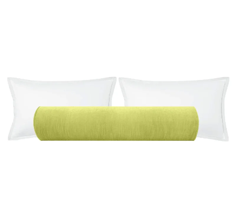 Bolsters for Karaoke Parties to Use While SingingTHE BOLSTER :: STRIE VELVET // CITRINE