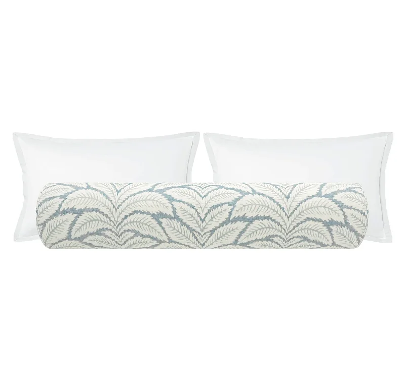 Bolsters for Sofa Beds to Enhance Comfort During UseTHE BOLSTER :: TALAVERA LINEN // AQUA