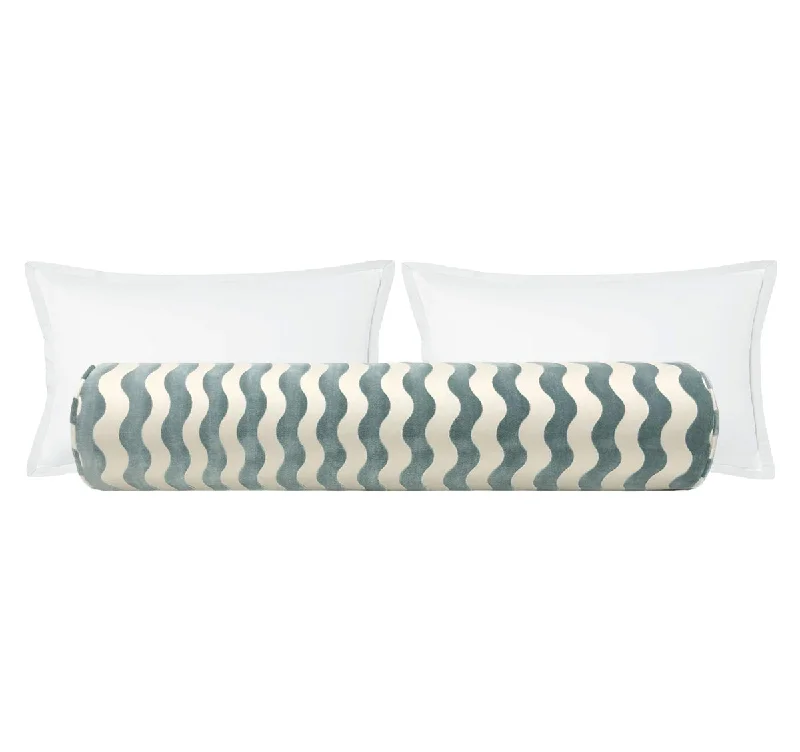 Bolsters for Art Studios to Support the Body While PaintingTHE BOLSTER :: THE WAVE // SKY BLUE | SCHUMACHER