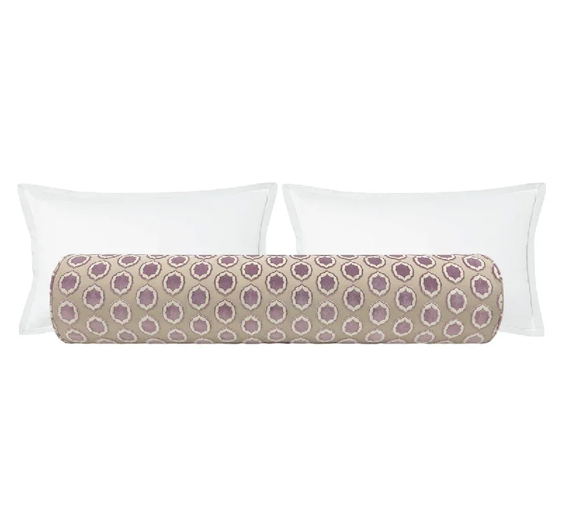 Bolsters with Removable and Washable Covers for Easy MaintenanceTHE BOLSTER :: TIANA // GLYCINE + BLANC | MANUEL CANOVAS