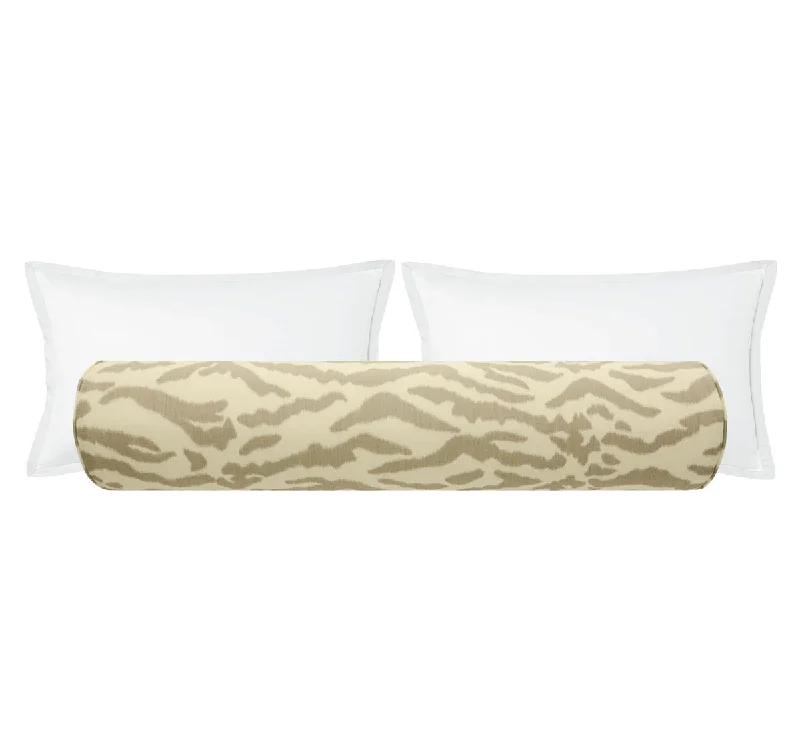 Bolsters for Karaoke Parties to Use While SingingTHE BOLSTER :: TIGRIS // DESERT | SCHUMACHER