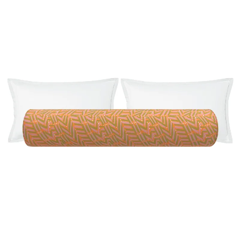 Bolsters for Massage Tables to Assist in Body PositioningTHE BOLSTER :: V DOTS // AUTUMN | TEIL TEXTILES