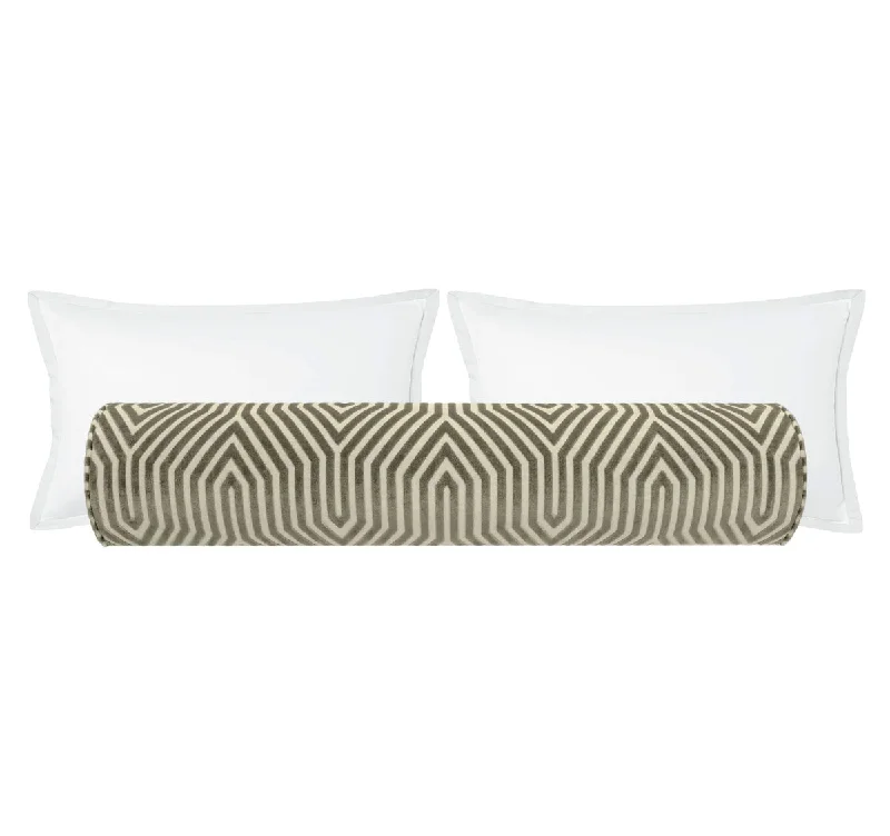 Bolsters for Book Clubs to Use During MeetingsTHE BOLSTER :: VANDERBILT VELVET // DOVE