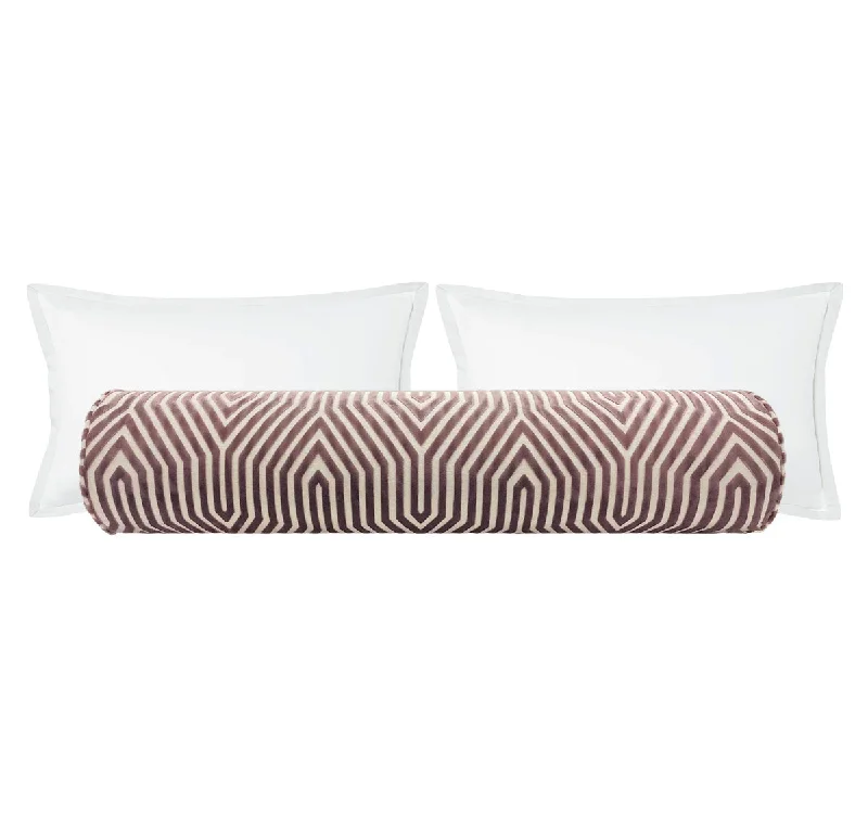 Adjustable Bolsters for Tailoring Support to Your NeedsTHE BOLSTER :: VANDERBILT VELVET // LILAC