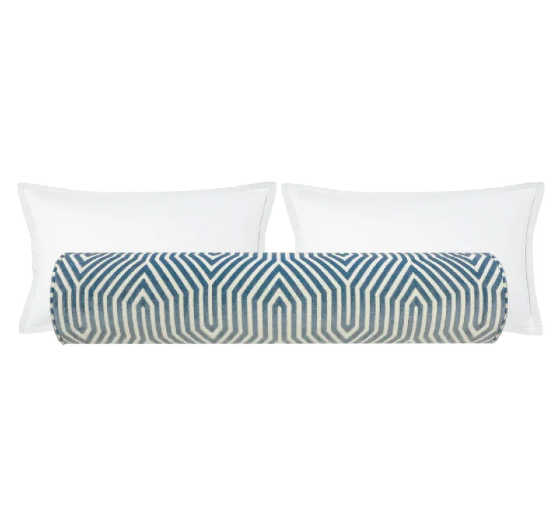 Bolsters for Thai Massages to Aid in Stretch TechniquesTHE BOLSTER :: VANDERBILT VELVET // MARINE