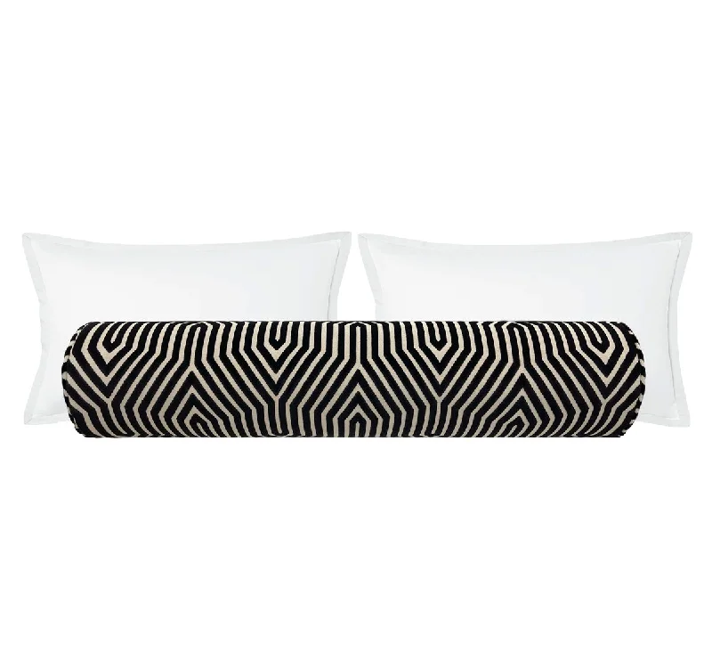 Bolsters for Chiropractic Adjustments to Support the SpineTHE BOLSTER :: VANDERBILT VELVET // NOIR