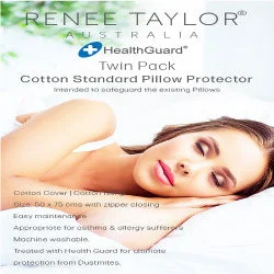 Hybrid mattresses combining foam and innerspring technologyTwin Pack All Cotton Standard Pillow Protector